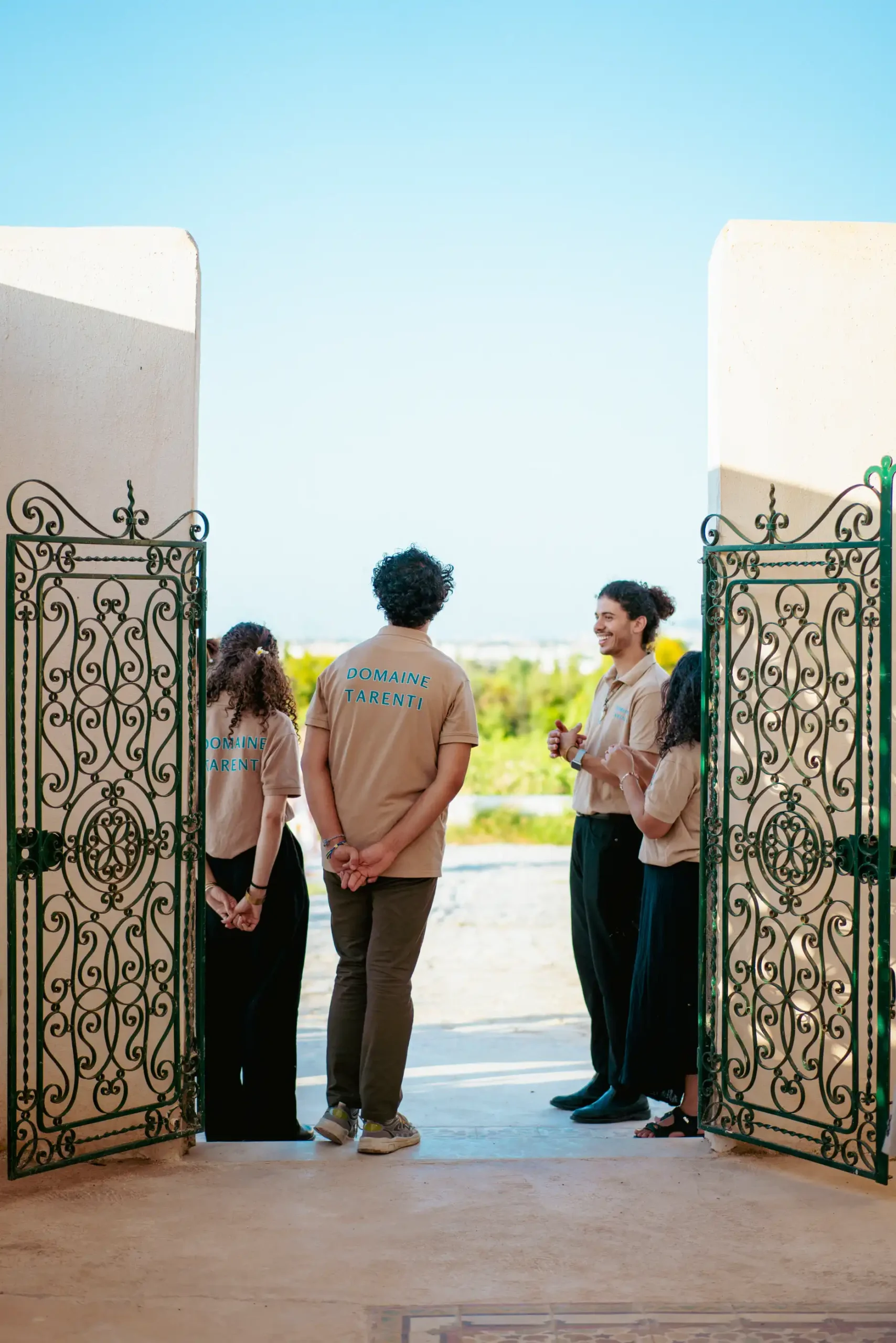 Equipe Atelier Evenementiel Tunisie au Domaine Tarenti